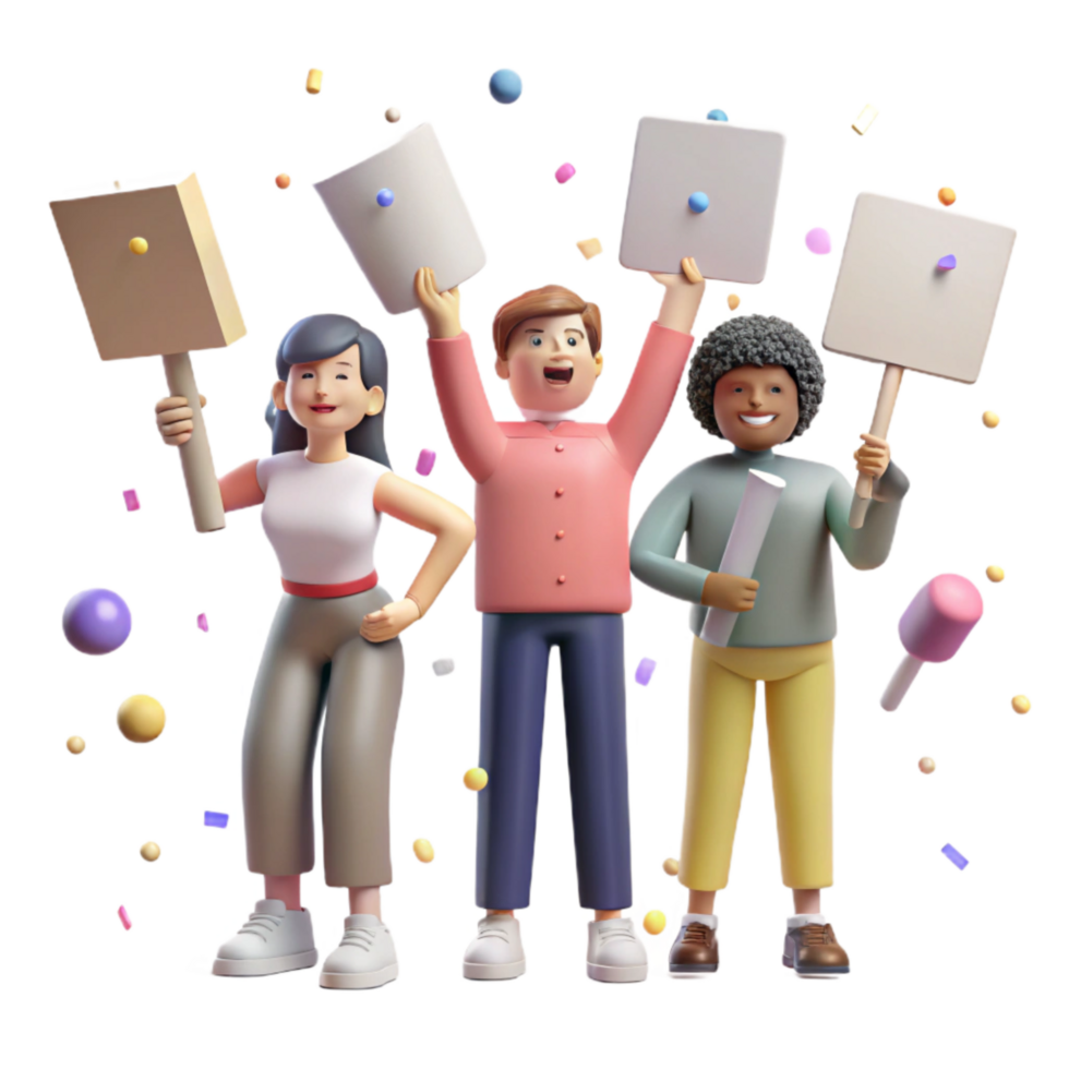 impressive modern Group of People Holding Hands Cutout exclusive png
