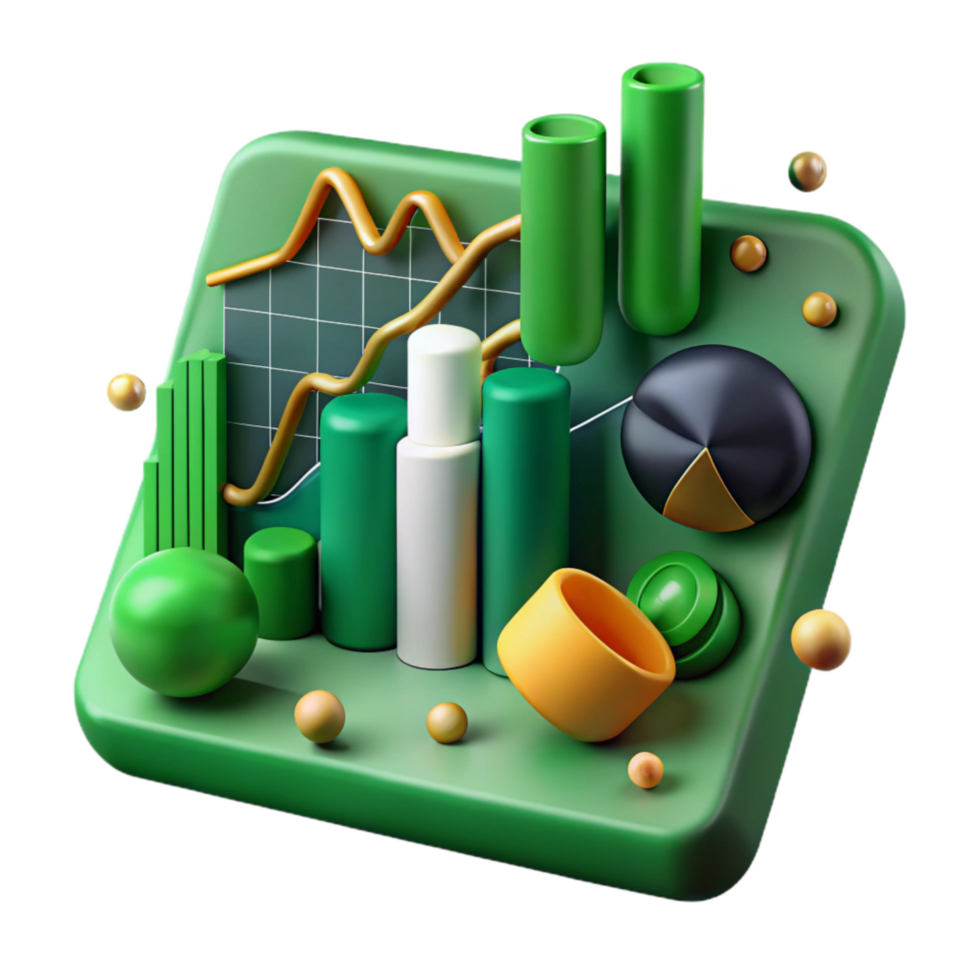 serene traditional Stock Market Data Graph with Red Down Arrow Isolated exclusive png