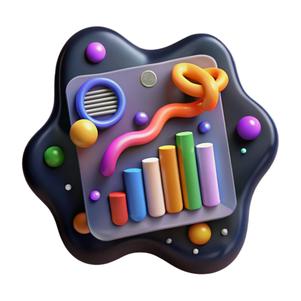 extraordinary creative Genetic Variation Chart Colorful Isolated premium png