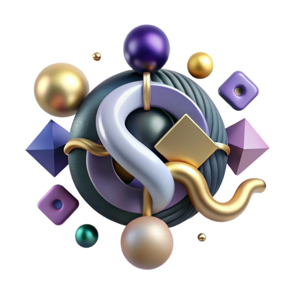 elegant rustic Abstract Harmony Symbol Balanced Design Transparent Background professional png
