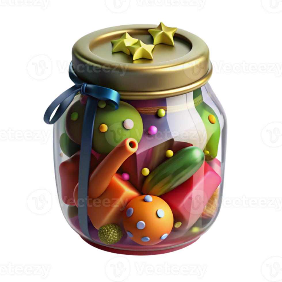 extraordinary classic Glass Jar with Pickled Vegetables Cutout premium png
