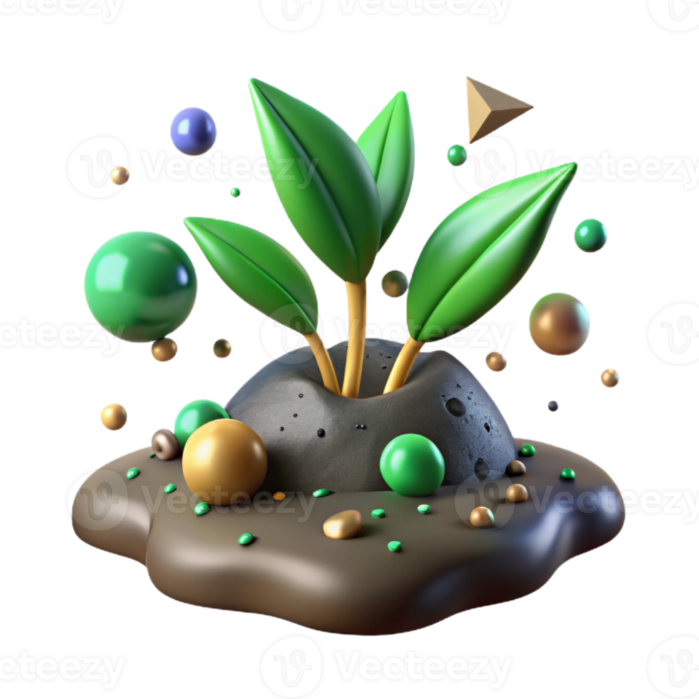 wonderful traditional Green Shoots Growing From Soil Cutout genuine png