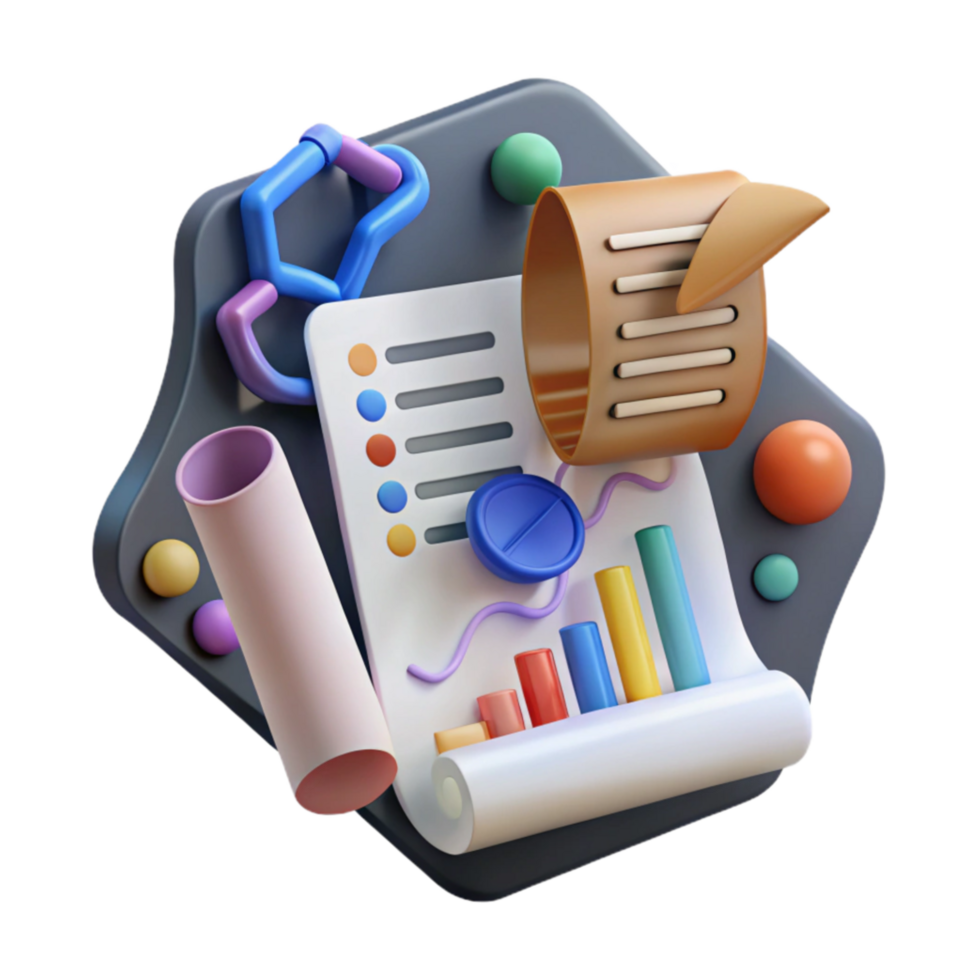 elegant abstract Genome Annotation Process Chart Transparent Background exclusive png