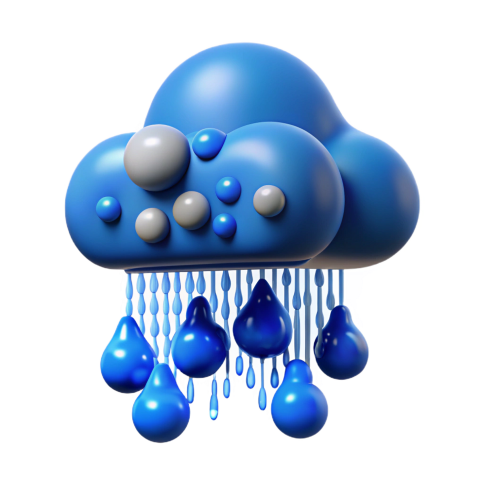 impressive creative Binary Code Raining Down with Blue Glow Isolated Element exclusive png