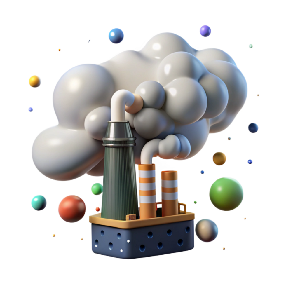 impressive artistic Forest Fire Smoke Plumes High Angle View Transparent Background professional png