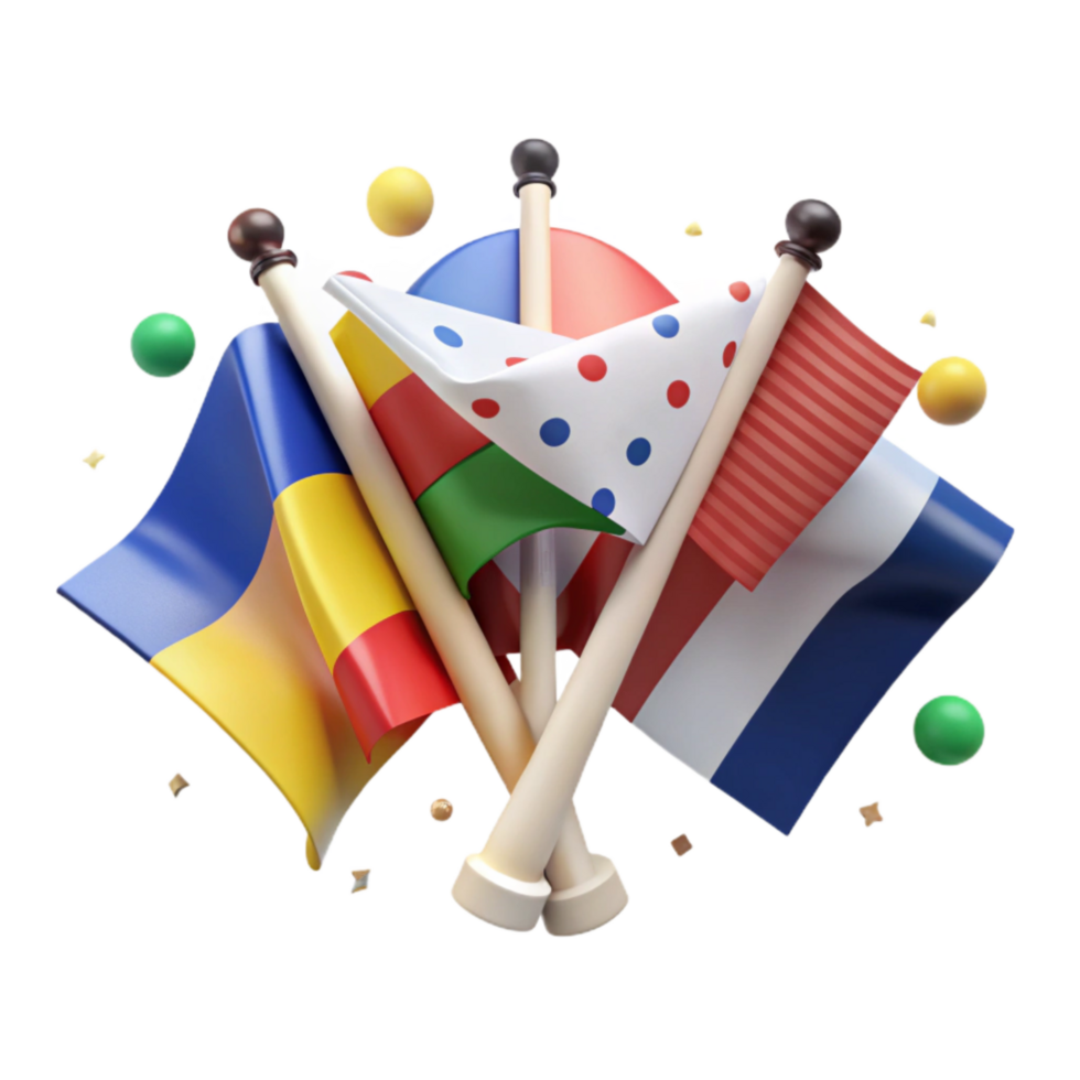 impressive modern Group of Flags From Different Countries Transparent professional png