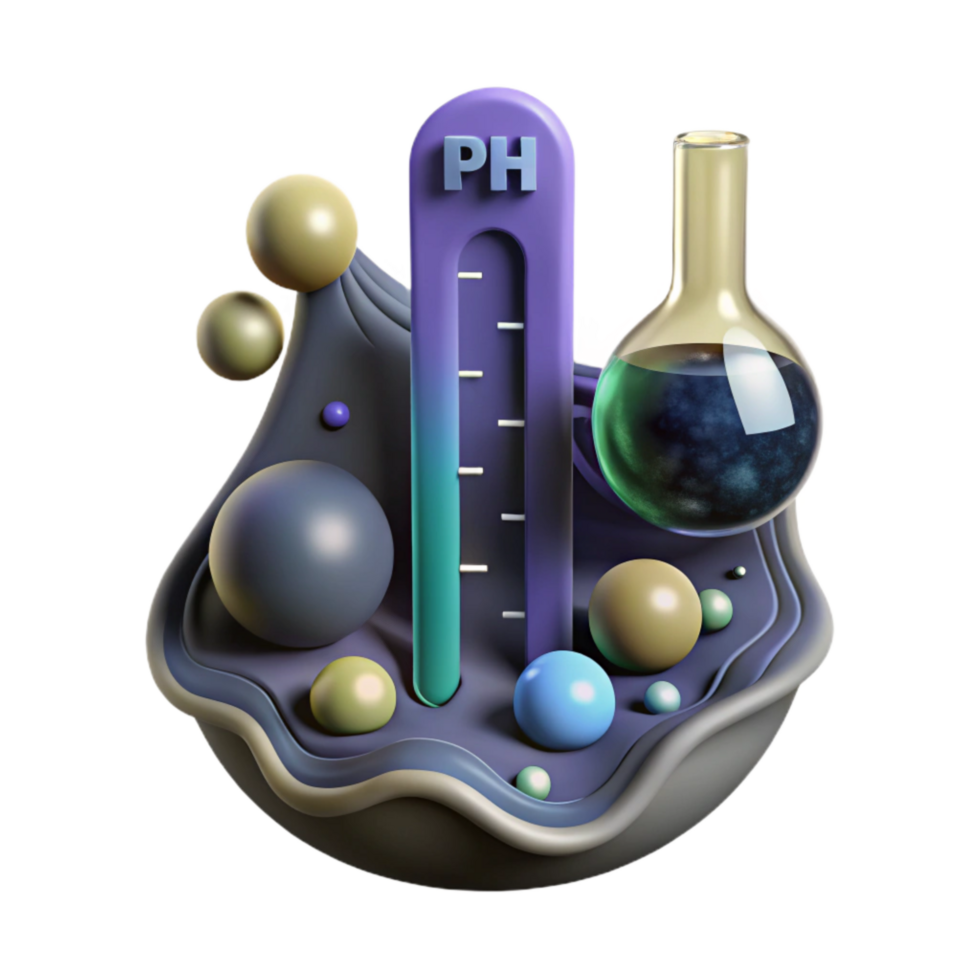 magnificent abstract Ocean Acidification Ph Scale Isolated with Chemical Formula png