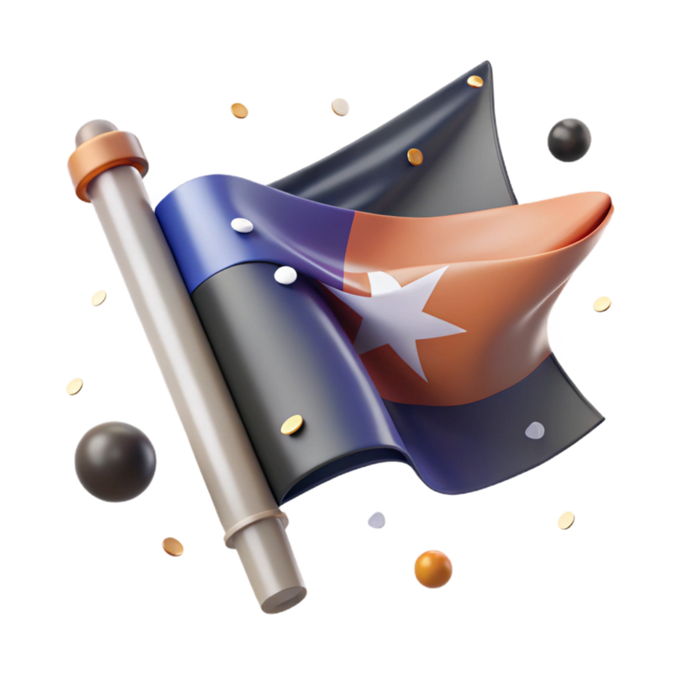 elegant traditional Hurricane Warning Flag Isolated high resolution png
