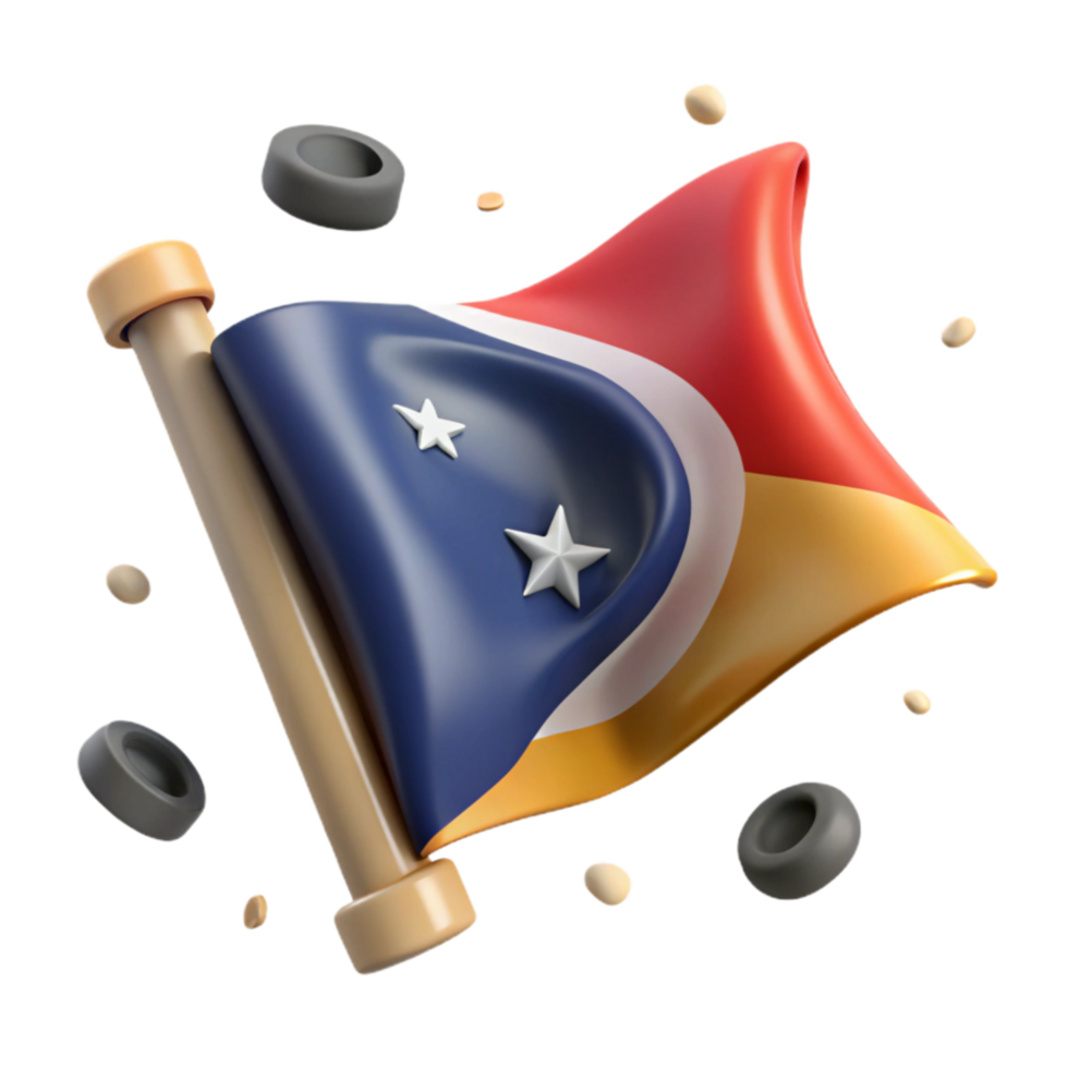 elegant creative Hurricane Warning Flag Isolated original png