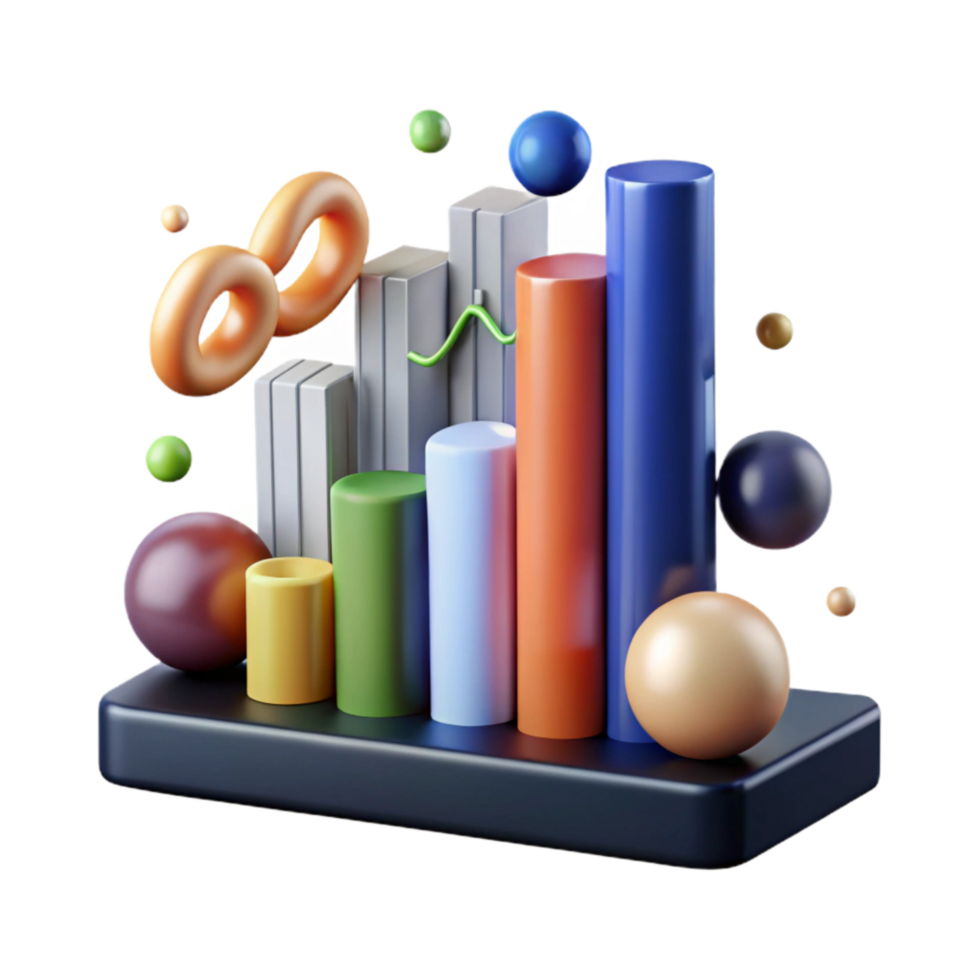 elegant traditional Bar Graph Showing Co2 Levels Transparent Background exclusive png