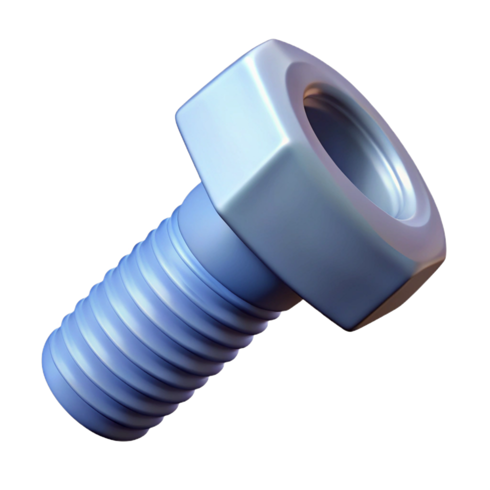 hypnotic timeless Bolt hex head with Transparent Background png