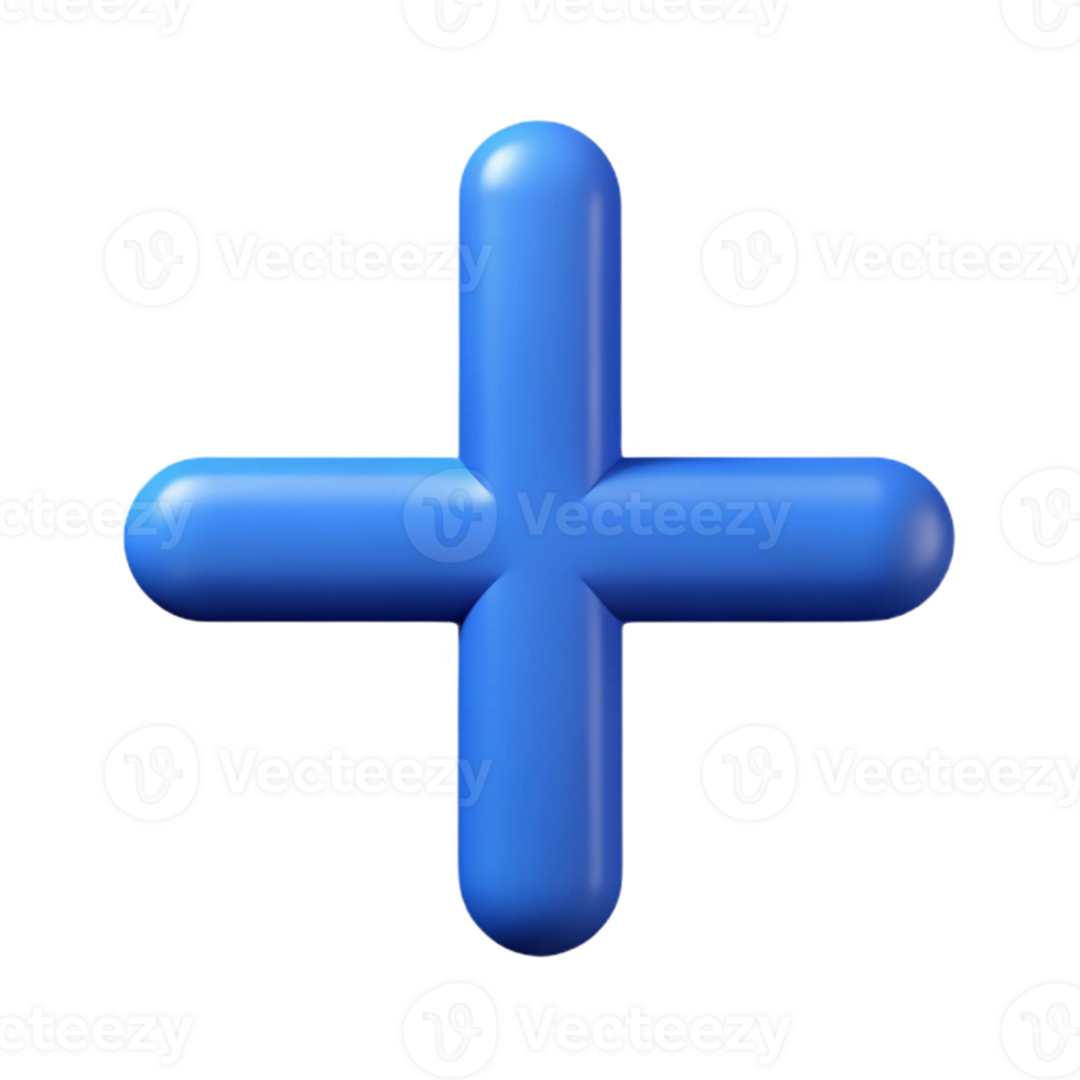 elegant organic Plus icon. Horizontal and vertical lines intersecting. Symmetrical with Scalable Design. 4K png
