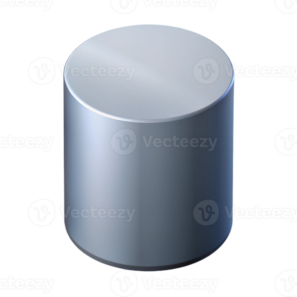 alluring standout Scalable isometric cylinder with single-weight stroke and a gray surface with Scalable Design. png