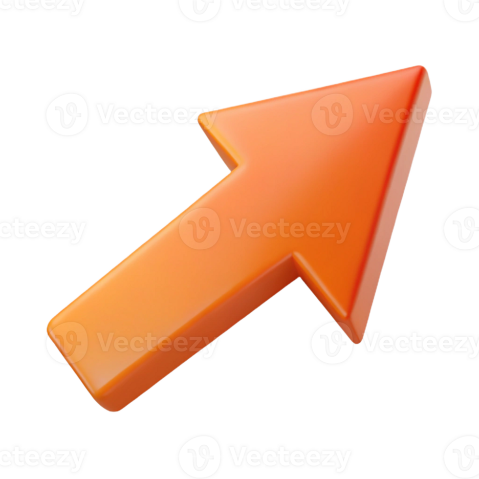 playful gorgeous Flat color arrow pointing right. Sharp edges, with Scalable Design. high quality png