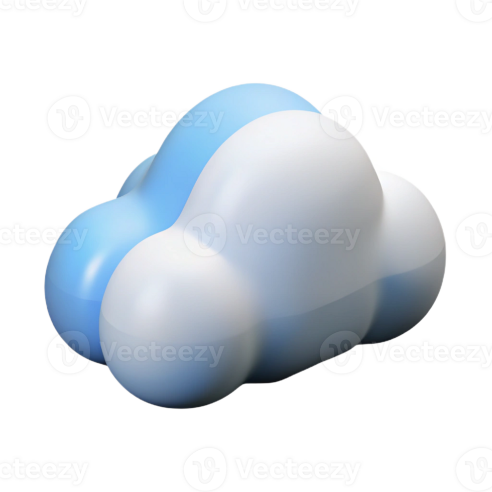 exceptional urban Scalable isometric cloud with single-weight stroke and a white color with Scalable Design. detailed png