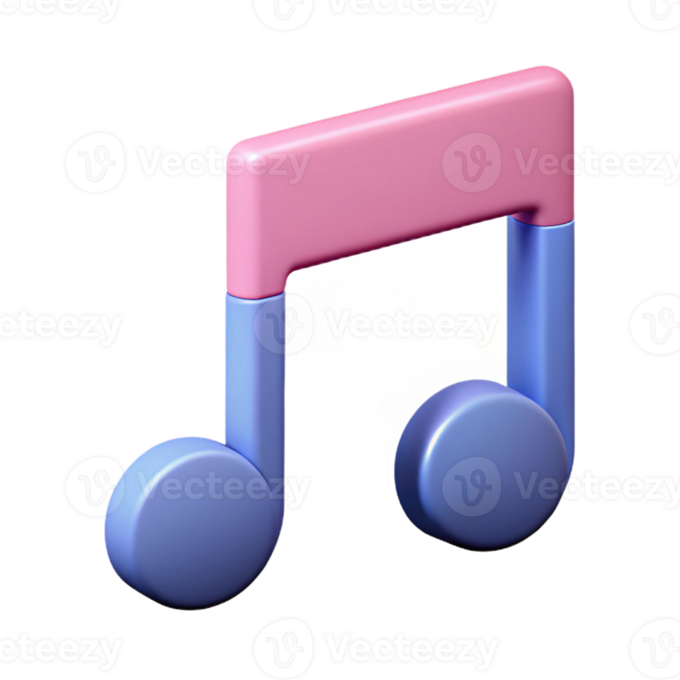 dramatic minimalist Clean lines, scalable music note icon. Flat color, minimal, crisp edges with Scalable Design. flawless png