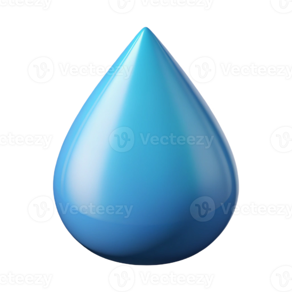 gorgeous standout Teardrop shape with a highlight. Crisp edges, flat color, with Scalable Design. png