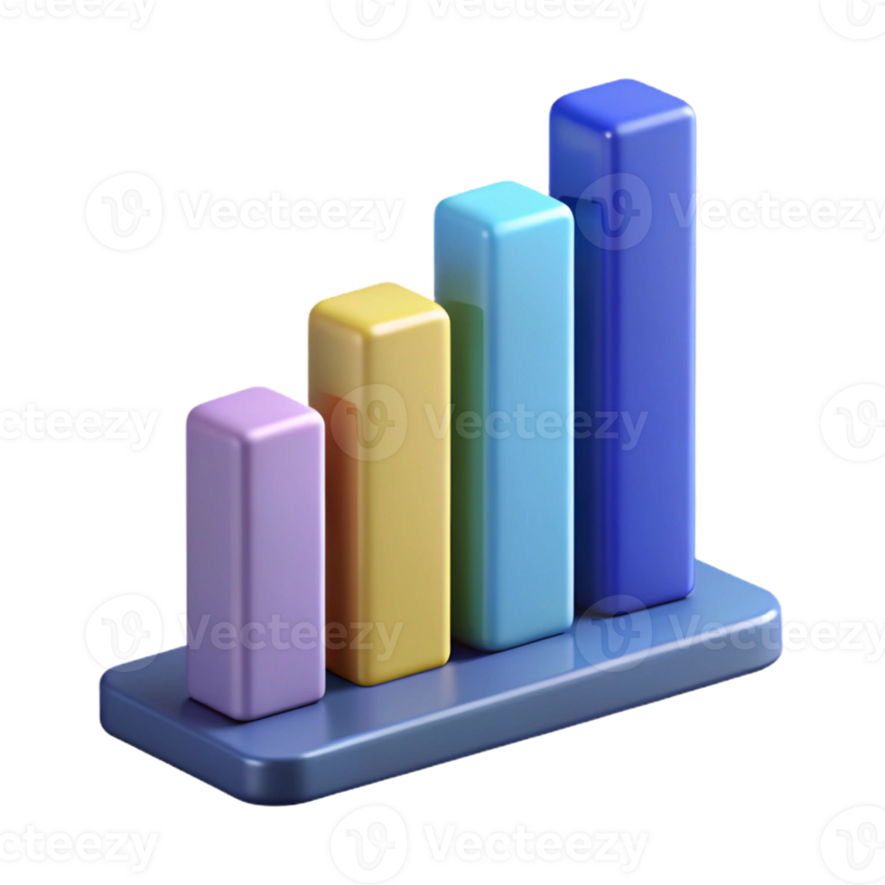 gorgeous notable Horizontal bar graph with five bars. Crisp edges, minimal design, with Scalable Design. png