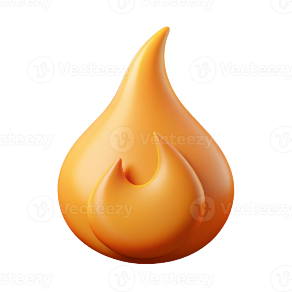 bold immaculate Pictogram of a flame. Single-weight stroke, symmetrical, with Scalable Design. refined png