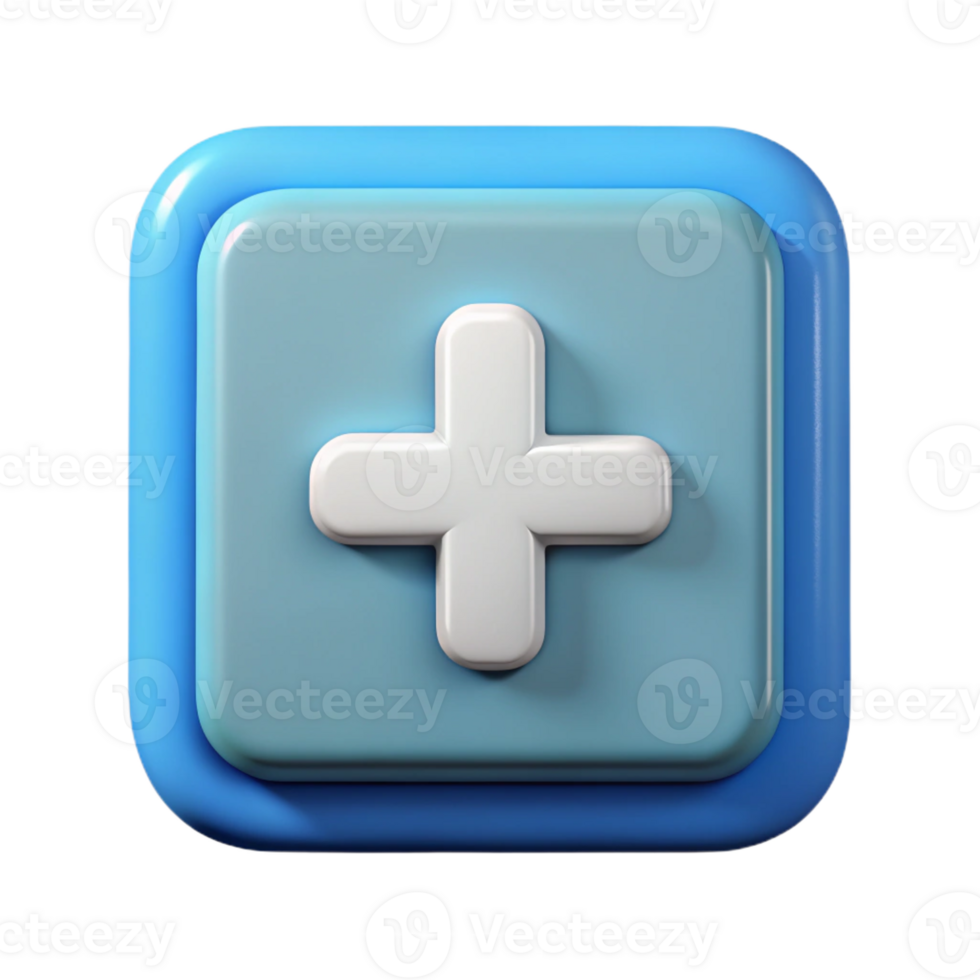 exquisite unparalleled Square badge with a plus symbol. Geometric, clean lines, with Scalable Design. png