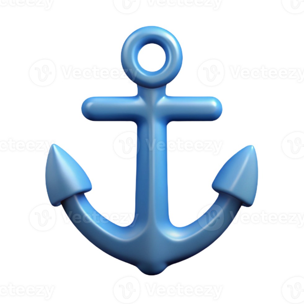beautiful nordic Symmetrical anchor icon with sharp edges. Minimal, with Scalable Design. professional png
