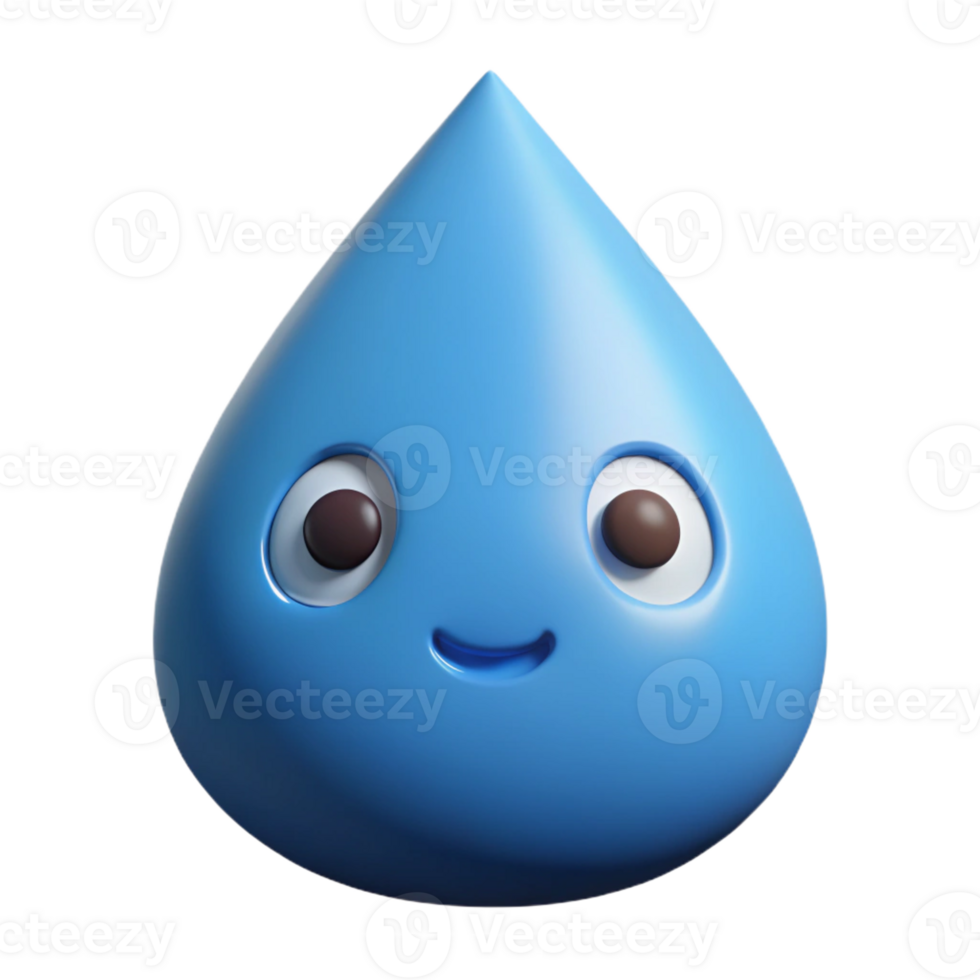 glorious rustic Teardrop character with a small, round eye. Clean lines, crisp edges, with Scalable Design. artisan png