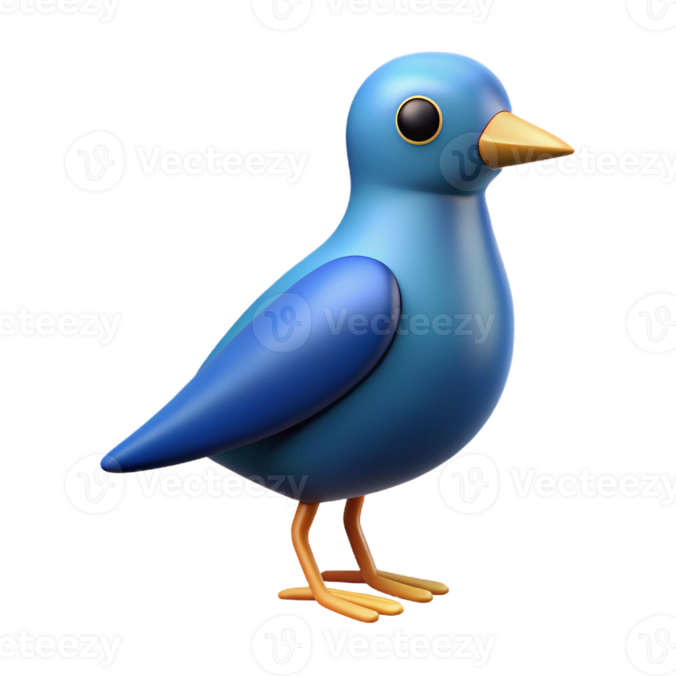 magnificent exceptional Minimal design of a bird. Flat color, clean lines with Scalable Design. png