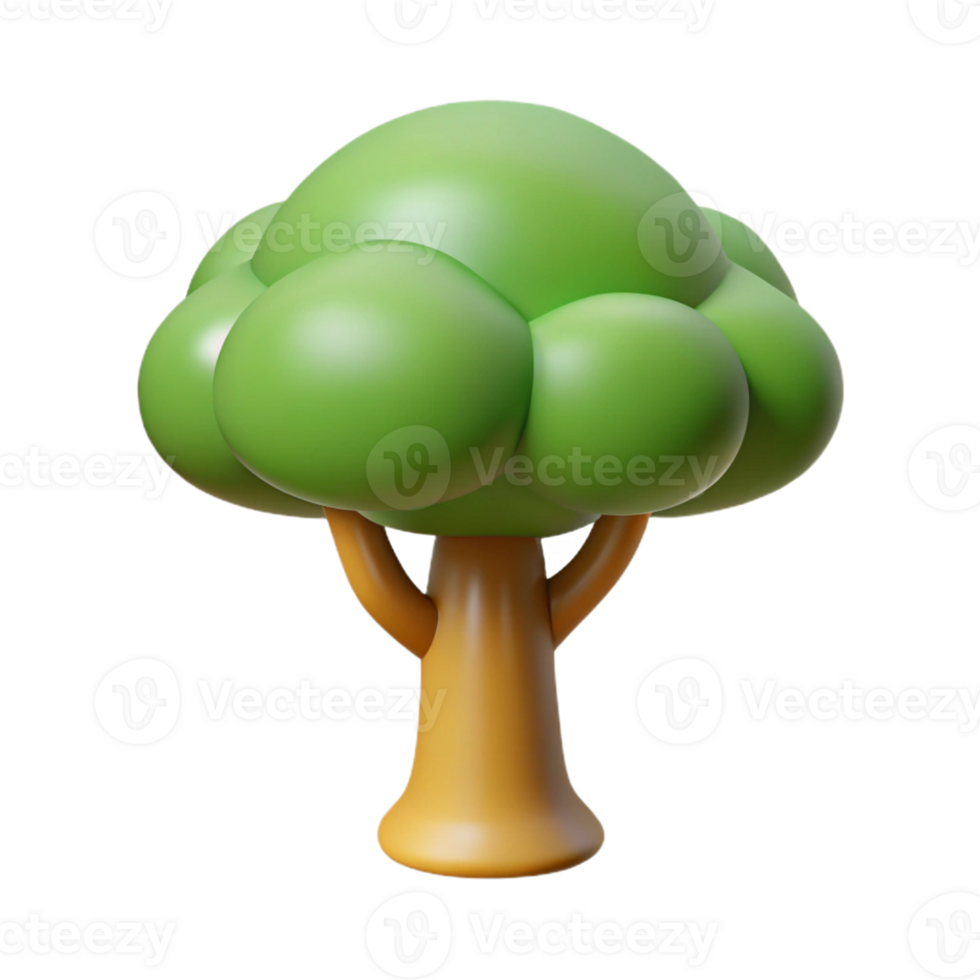 glorious sought-after Tree character with a circular canopy. Clean lines, scalable, flat color with Scalable Design. png