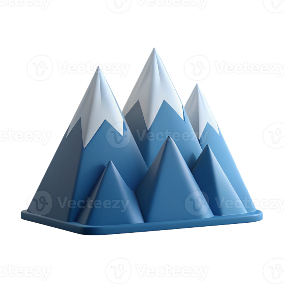 iconic industrial Mountain range silhouette with clean lines. Flat color, with Scalable Design. gallery standard png