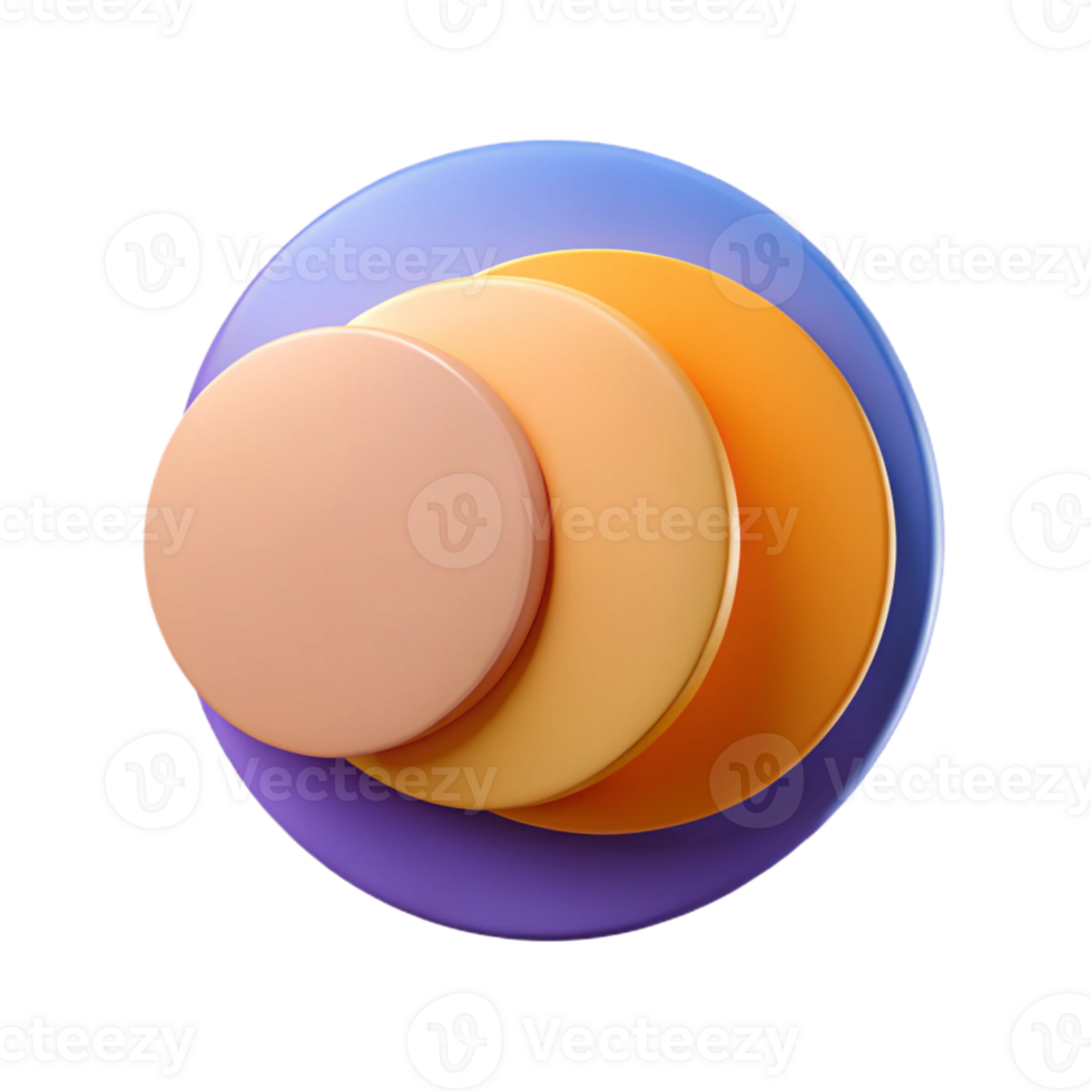 melancholic captivating Abstract pattern of concentric circles. Flat color, single-weight stroke with Scalable Design. luxury png
