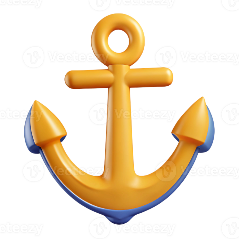 iconic traditional Symmetrical anchor icon with sharp edges. Minimal, with Scalable Design. sharp png