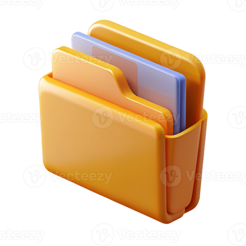 exquisite harmonious elegant Folder icon. Open or closed folder. Crisp edges, with Scalable Design. flawless png
