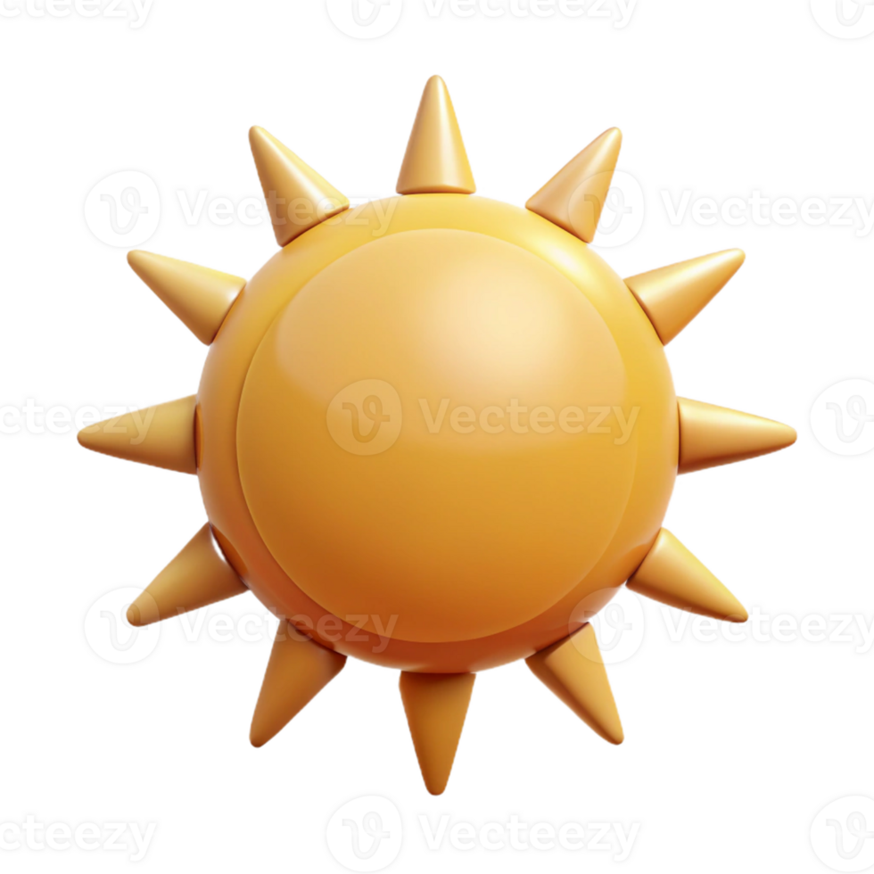 glorious signature Circular sun with simple triangular rays. Minimal design, flat color with Scalable Design. png