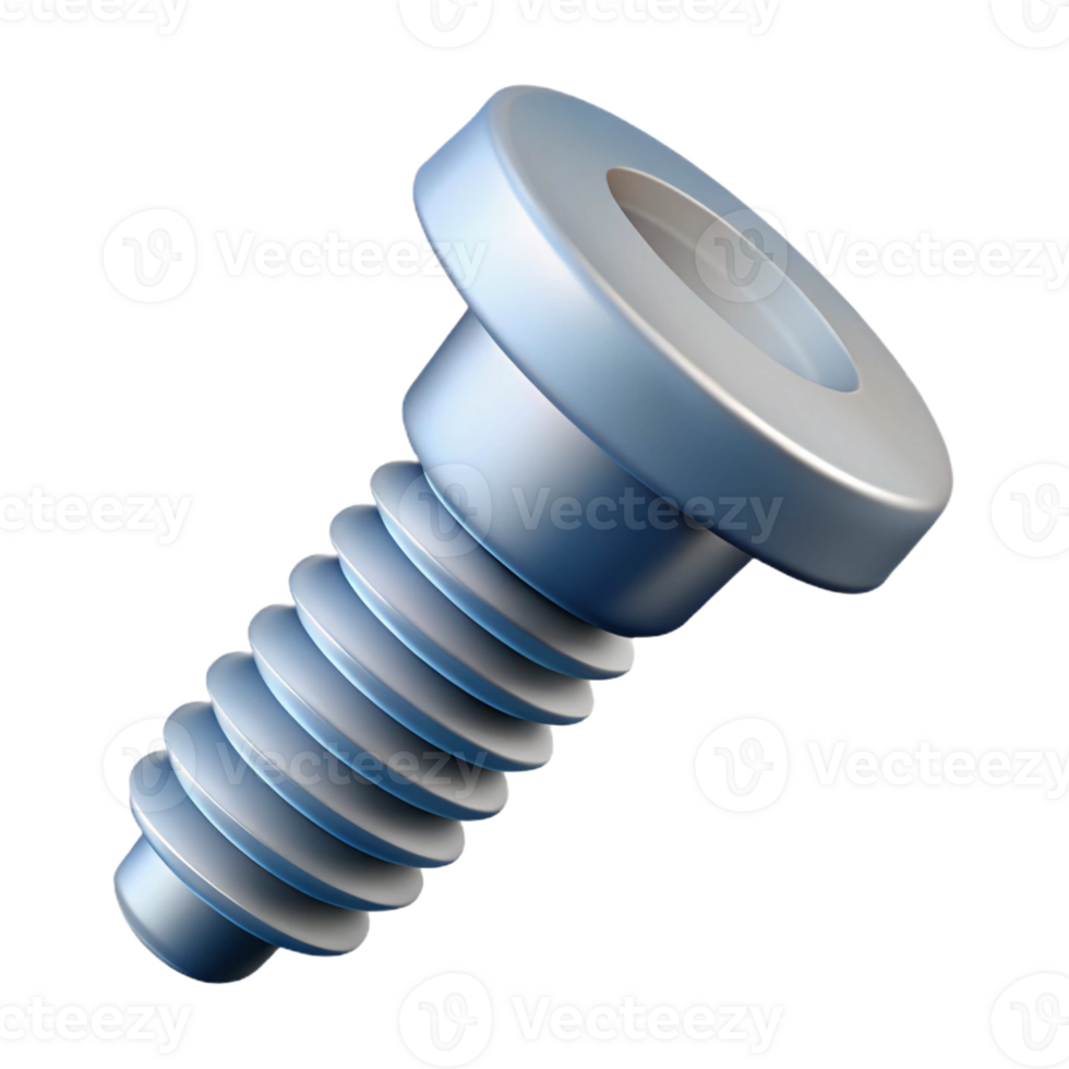 impressive unparalleled Minimal technical drawing of a screw, clean lines, with Scalable Design. png