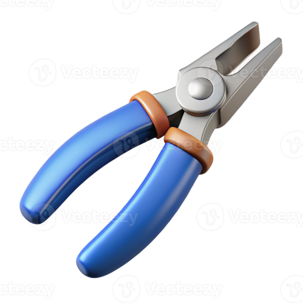 joyful elegant Technical drawing of pliers. Crisp edges, minimal, single-weight stroke with Scalable Design. high resolution png