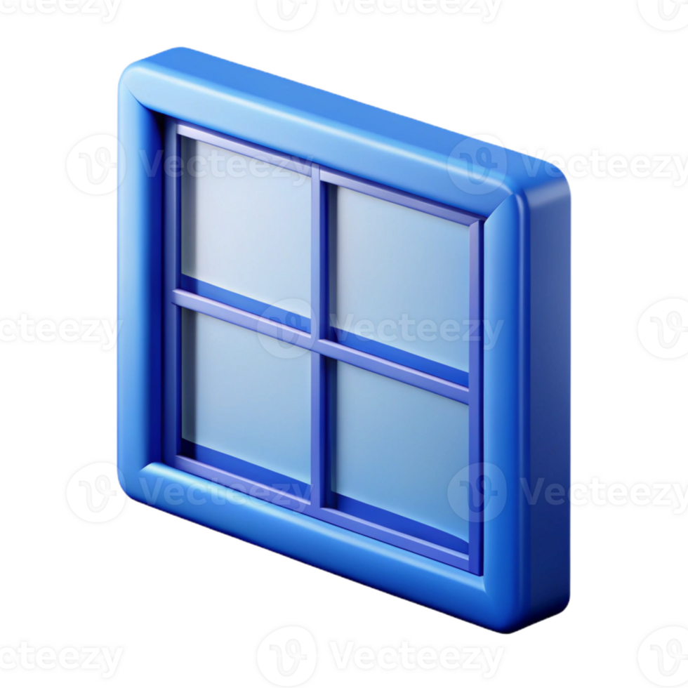 dramatic inspired Blueprint of a simple window. Crisp edges, clean lines with Scalable Design. png