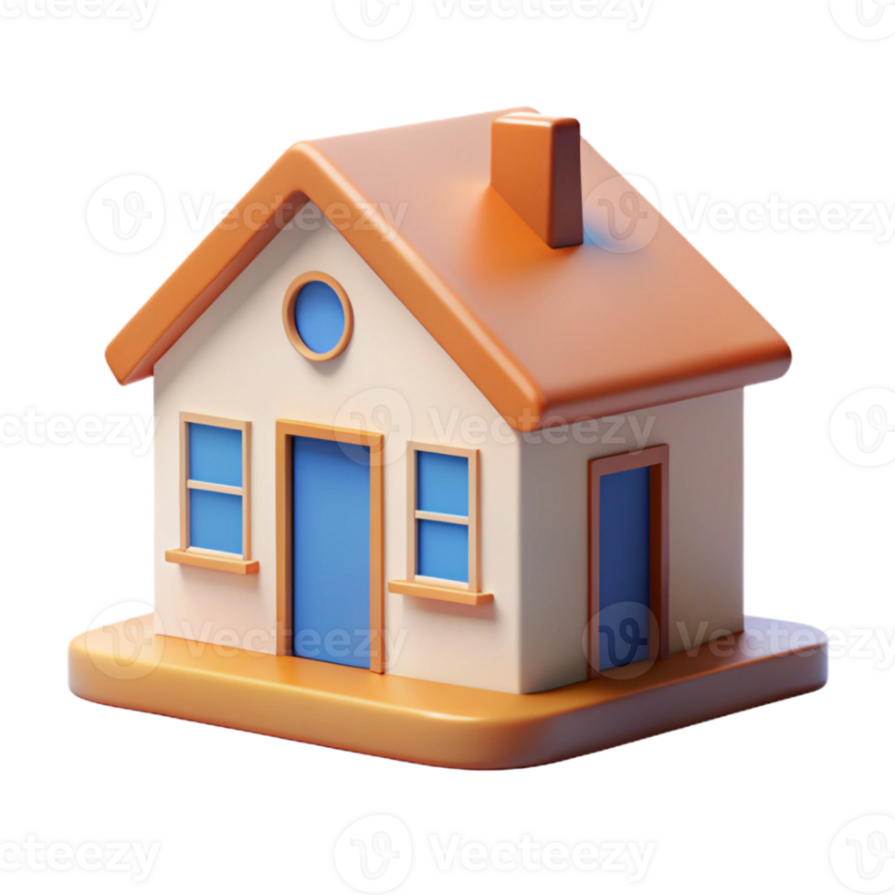 magnificent artistic Minimalist representation of a house. Clean lines, flat color, single-weight stroke with Scalable Design. original png