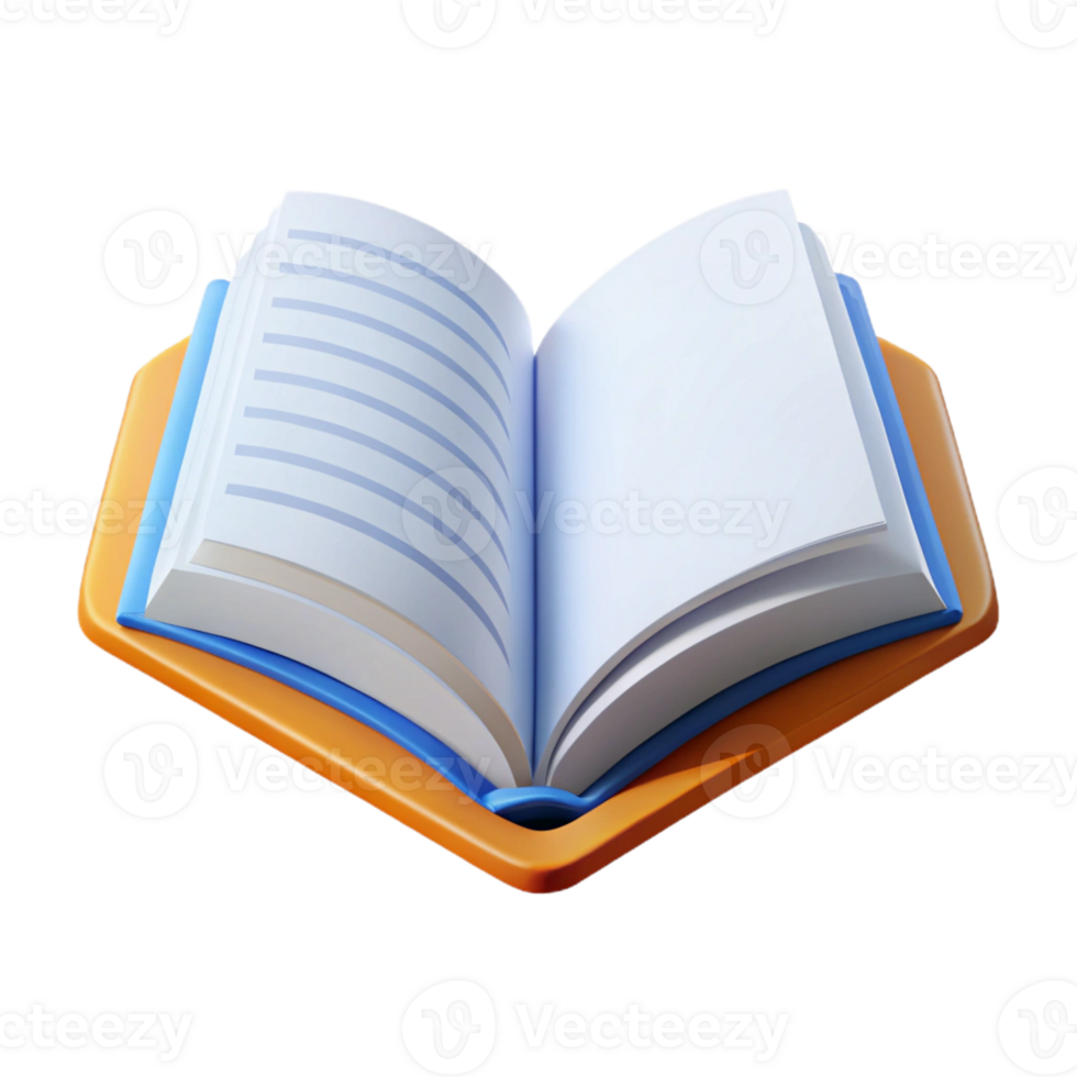 joyful stunning Pictogram of an open book. Clean lines, flat color, crisp edges with Scalable Design. crisp png