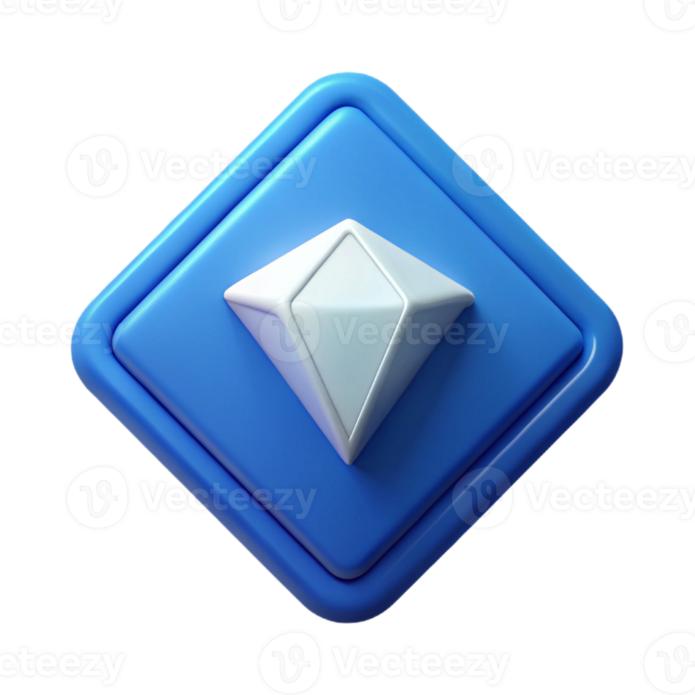 fascinating organic Diamond-shaped badge with a central dot. Geometric, clean lines, with Scalable Design. authentic png