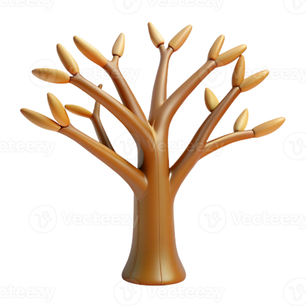 iconic abstract Minimal tree with sharp branches. Scalable, single-weight stroke with Scalable Design. original png