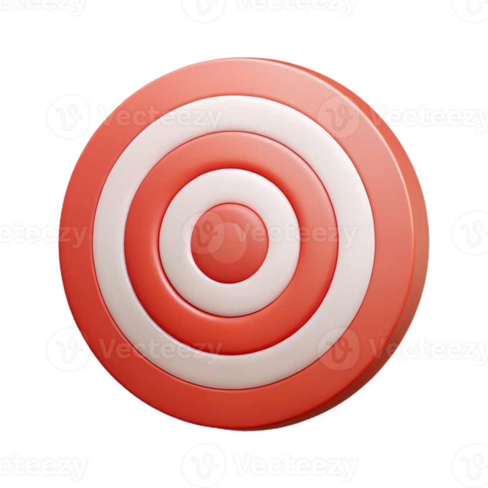 dazzling art deco Target with concentric circles. Symmetrical, clean lines, flat color with Scalable Design. impeccable png