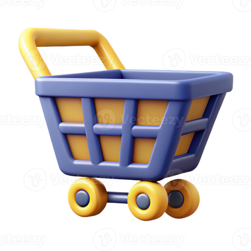 hypnotic passionate industrial Pictogram of a shopping cart. Geometric, clean lines, minimal design with Scalable Design. original png