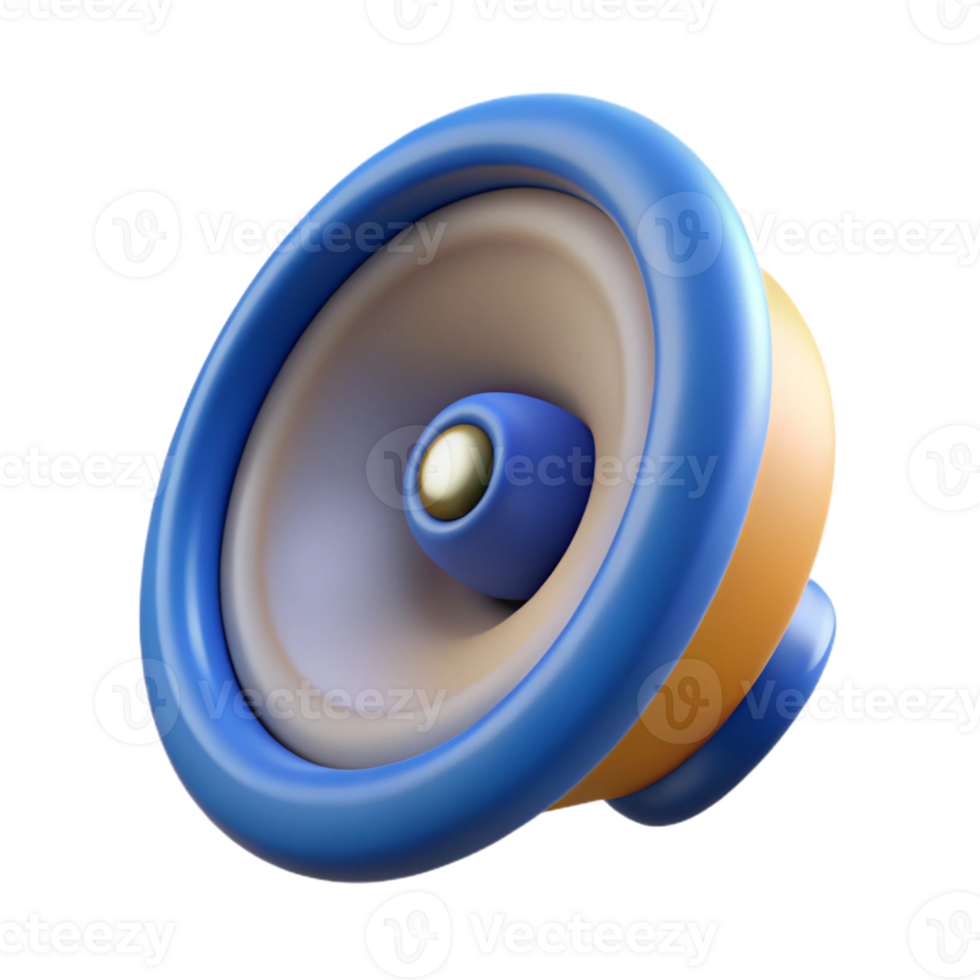 harmonious picturesque Pictogram of a speaker. Single-weight stroke, symmetrical, flat color with Scalable Design. exclusive png
