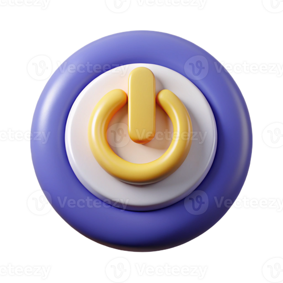 beautiful notable A symmetrical, scalable power button icon. Flat color, clean lines with Scalable Design. png