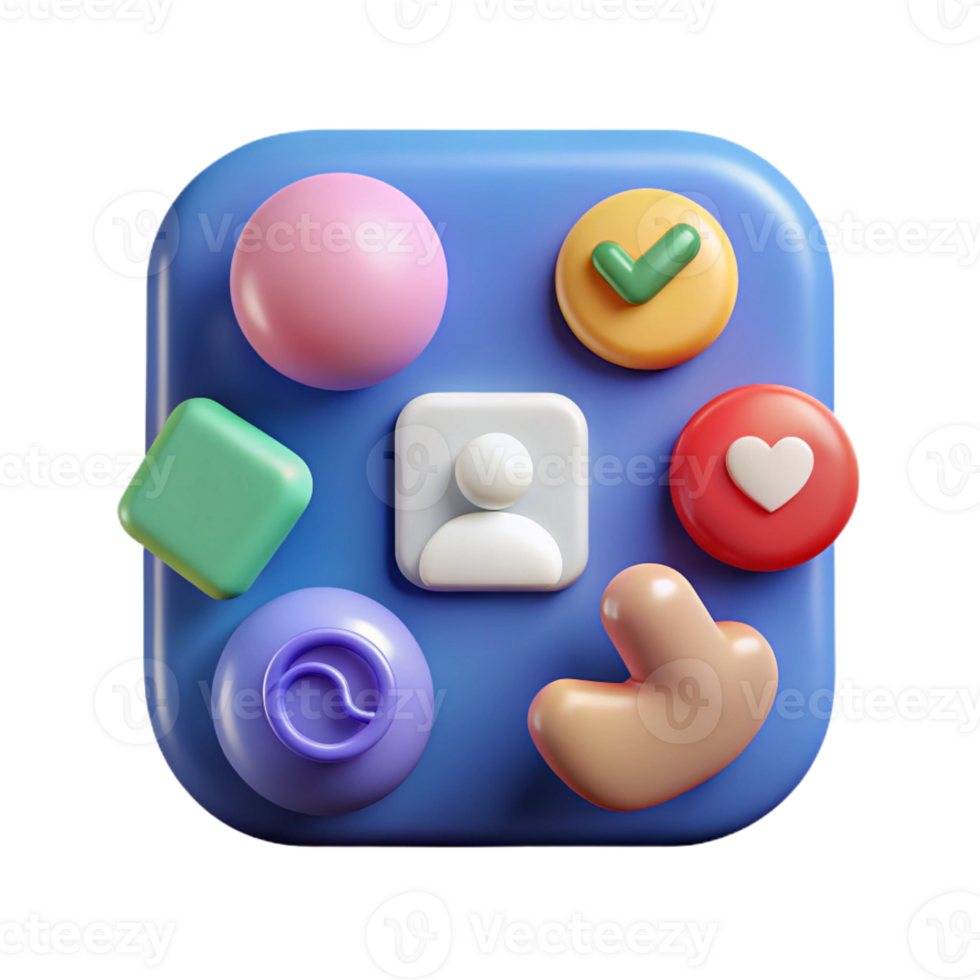 dreamy alluring Icon set for social media, minimal design, single-weight stroke with Scalable Design. gallery standard png