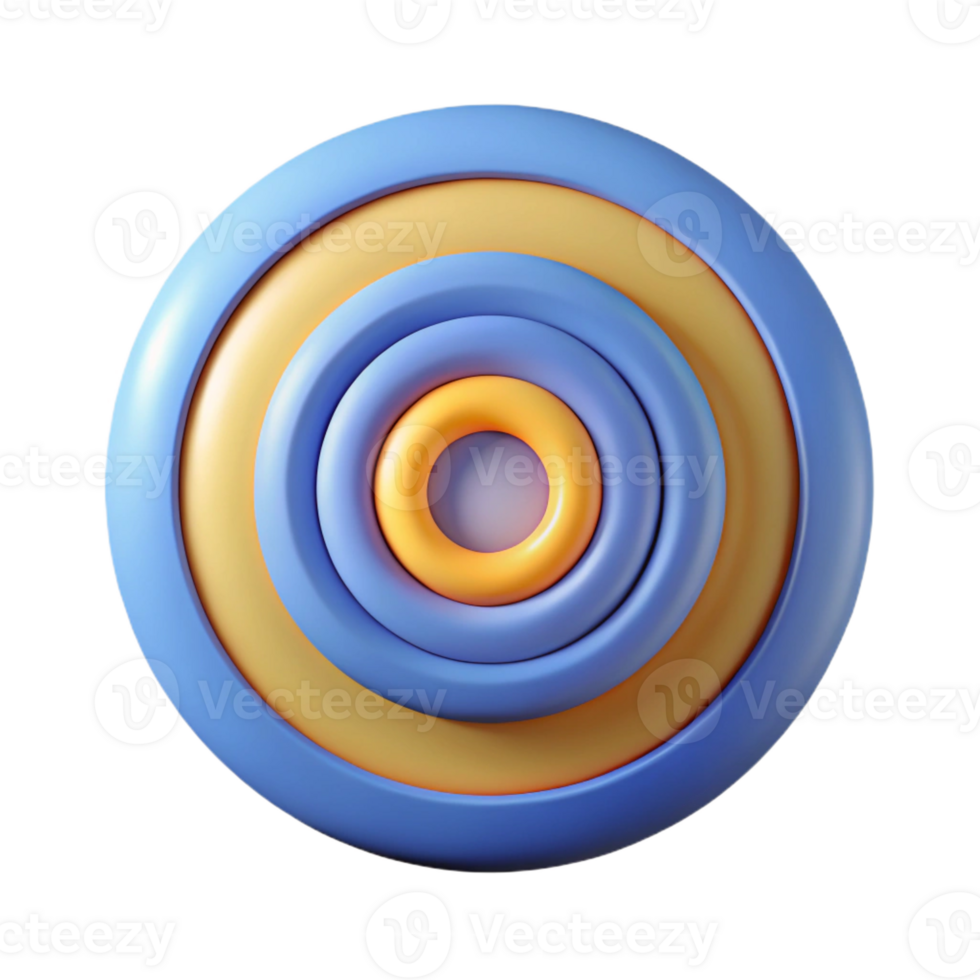 impressive exceptional Abstract pattern of concentric circles. Flat color, single-weight stroke with Scalable Design. png