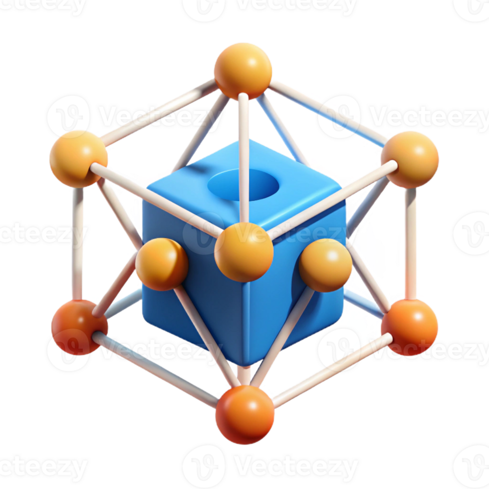 coveted baroque Abstract data points connected by lines, geometric, minimal with Scalable Design. museum quality png