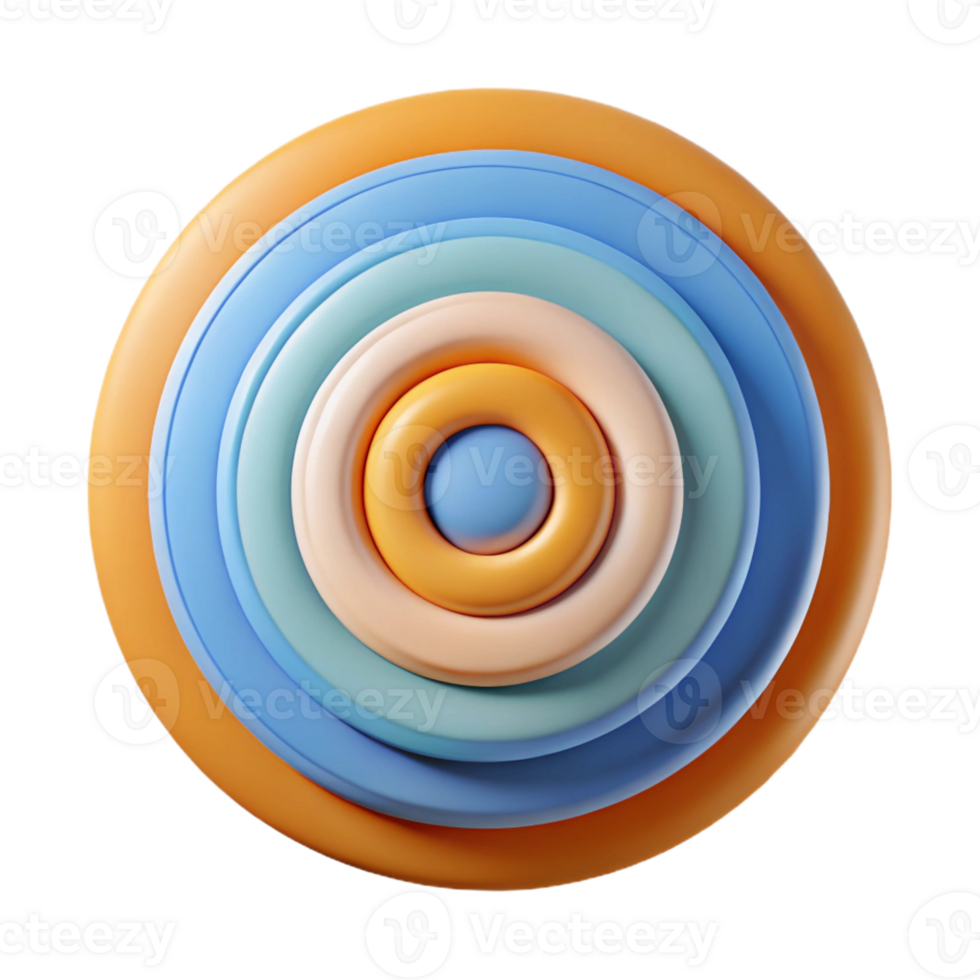 ethereal magnificent Abstract pattern of concentric circles. Flat color, single-weight stroke with Scalable Design. genuine png