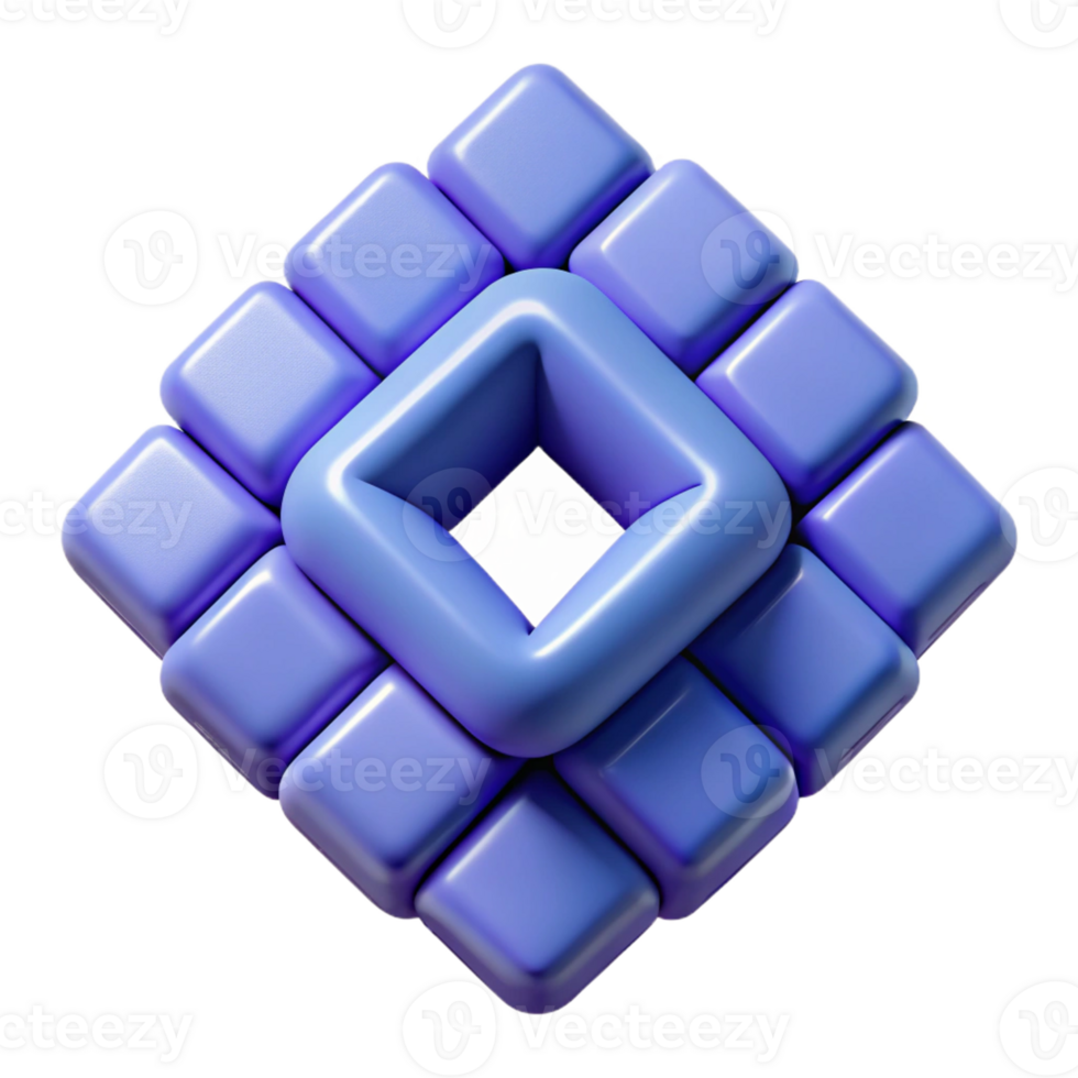ethereal mesmerizing Rotating squares forming a dynamic pattern, crisp edges with Scalable Design. museum quality png