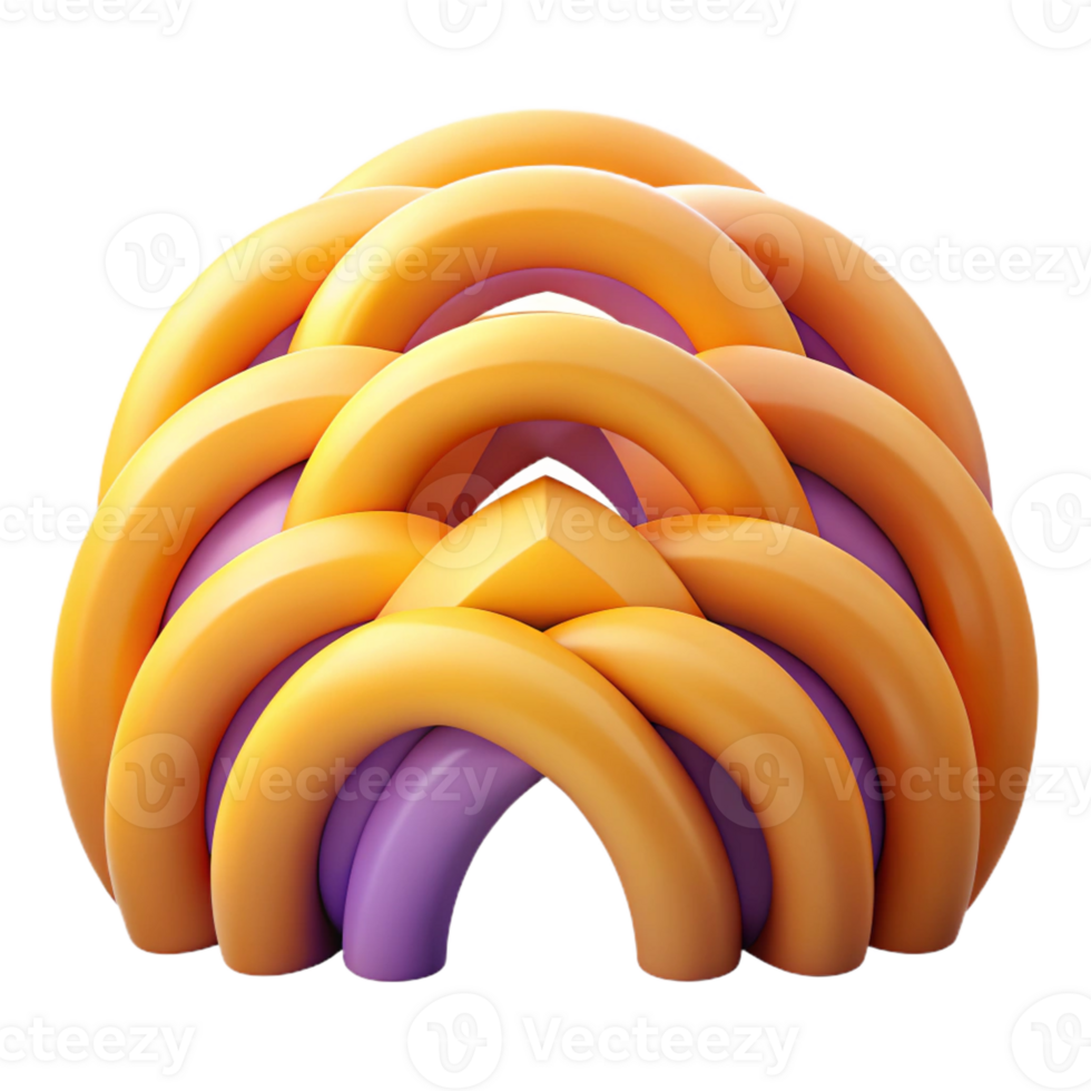 gorgeous distinctive Abstract pattern of intersecting arcs. Flat color, crisp edges with Scalable Design. png